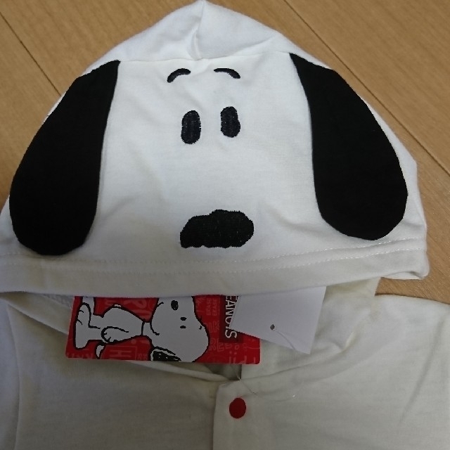 SNOOPY(スヌーピー)のスヌーピー ロンパース  キッズ/ベビー/マタニティのベビー服(~85cm)(ロンパース)の商品写真