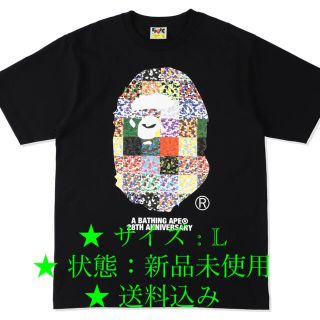 アベイシングエイプ(A BATHING APE)のBAPE 28TH ANNIV. APE HEAD(Tシャツ/カットソー(半袖/袖なし))