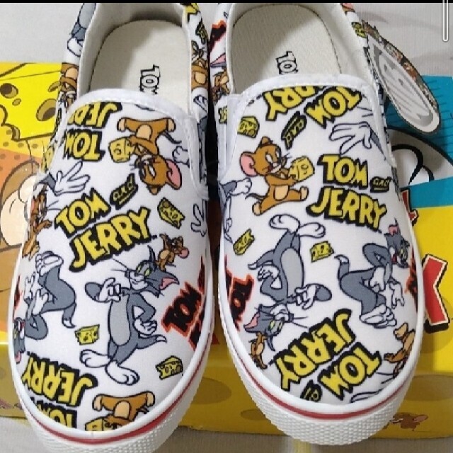 新品 Tom Jerry 靴 シューズキャンバス スリッポン メンズ レディースの通販 By Ez ラクマ