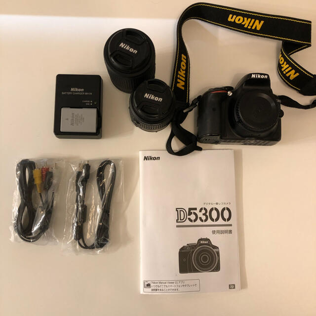 NIKON D5300 ダブルズームキット(SDカード付き即撮影可能)