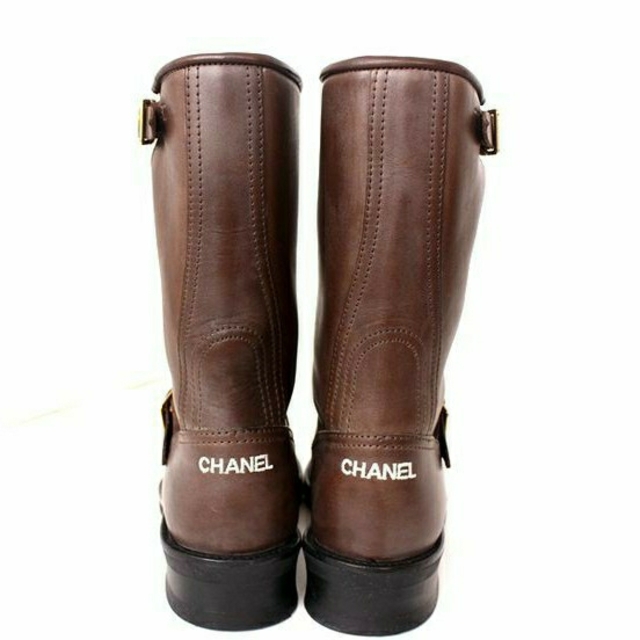 CHANEL ヴィンテージ エンジニアブーツ 36