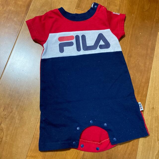 FILA(フィラ)のFILA ロンパース　90 半袖 キッズ/ベビー/マタニティのベビー服(~85cm)(ロンパース)の商品写真