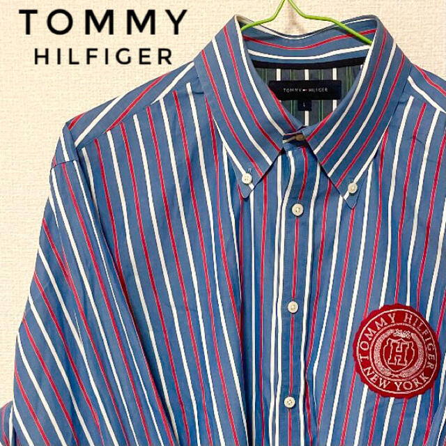 TOMMY HILFIGER(トミーヒルフィガー)のTOMMY HILFIGER トミーヒルフィガー　ストライプ メンズのトップス(シャツ)の商品写真