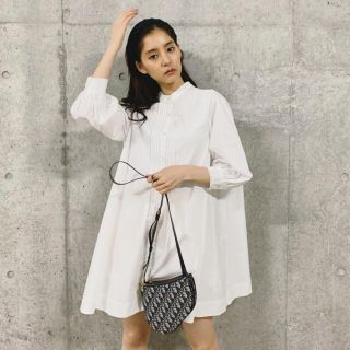 アメリヴィンテージ(Ameri VINTAGE)の新品未使用　Ameri VINTAGE MEDI BOX TUNIC SHIRT(シャツ/ブラウス(長袖/七分))