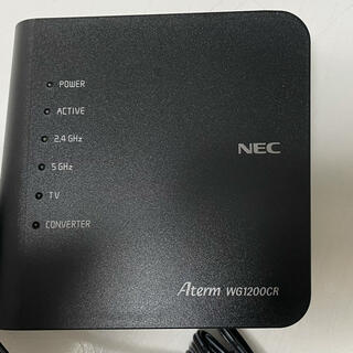 エヌイーシー(NEC)のNEC Aterm PA-WG1200CR(PC周辺機器)