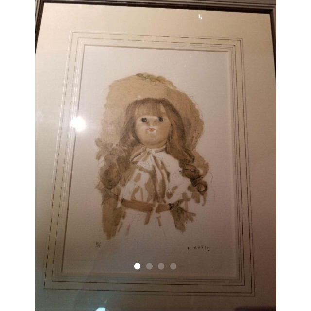 お買い得モデル 小磯良平リトグラフフランス人形 版画 - gguni.ge