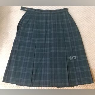 高校制服　プリーツスカート　60cm調整可　国内生産学生服(ひざ丈スカート)