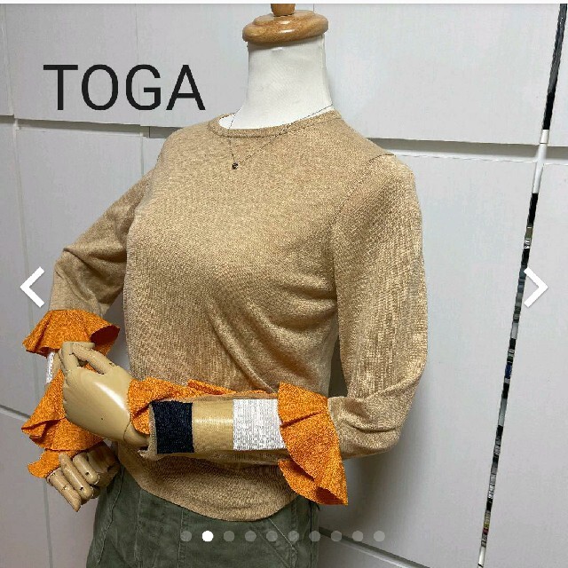 TOGA(トーガ)のTOGA 袖モチーフすてきなカットソー レディースのトップス(カットソー(長袖/七分))の商品写真