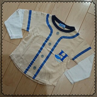 男の子 長袖Tシャツ 110 新幹線(Tシャツ/カットソー)
