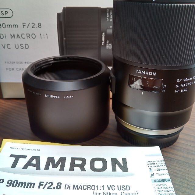 タムロン 90mm F／２．８ Di MACRO 1：1 VC USD F017 【時間指定不可