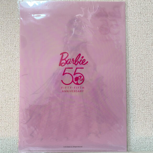 Barbie(バービー)のBarbie 55周年　クリアファイル エンタメ/ホビーのアニメグッズ(クリアファイル)の商品写真