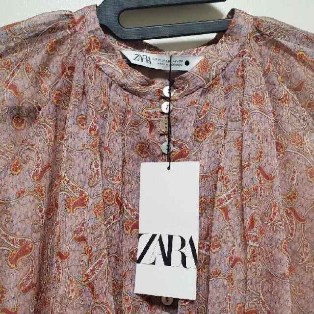 ZARA(ザラ)のZARA 大人気シフォンブラウス レディースのトップス(シャツ/ブラウス(長袖/七分))の商品写真