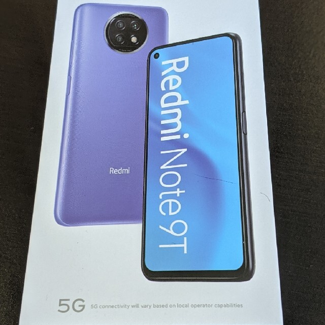 【新品、未使用品】Xiaomi Redmi Note 9T ブラック②