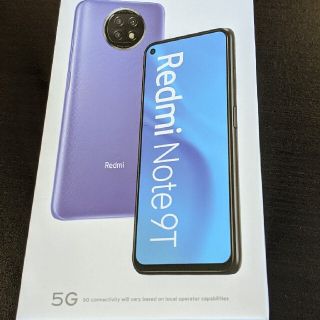 ソフトバンク(Softbank)の【新品、未使用品】Xiaomi Redmi Note 9T ブラック③(スマートフォン本体)