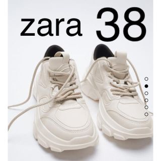 ザラ(ZARA)のZARA チャンキーソールプリムソール　38(スニーカー)