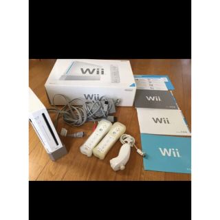 ウィー(Wii)の★Wii★ニンテンドー★取説&ソフト一式★ぷよぷよ&スーパーマリオ★ワリオ★レア(家庭用ゲーム機本体)