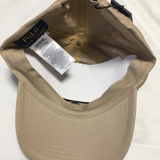 POLO RALPH LAUREN(ポロラルフローレン)の【POLO RALPH LAUREN】キャップ ベージュ メンズの帽子(キャップ)の商品写真