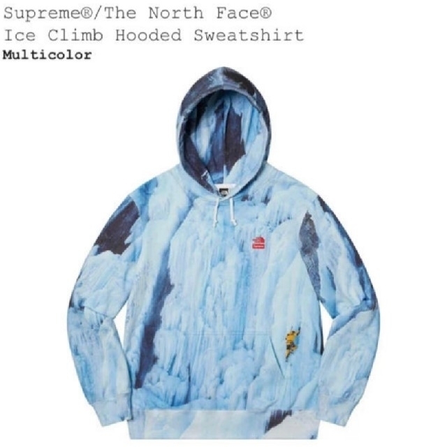 supreme×the north face hooded sweatshirt