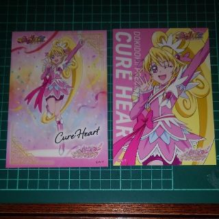 キュアハート ポストカード2種 プリキュアオールスターズ プリティ