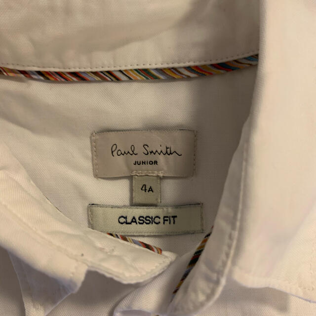 Paul Smith(ポールスミス)のポールスミス　シャツ　4A キッズ/ベビー/マタニティのキッズ服男の子用(90cm~)(ブラウス)の商品写真