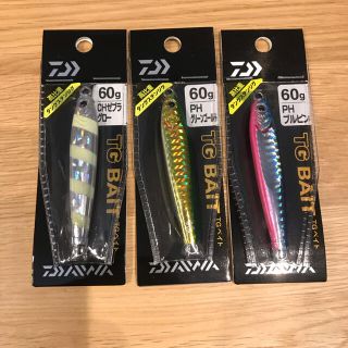 ダイワ(DAIWA)のダイワ TGベイト 60g PHグリーンゴールドショアジギングタングステン(ルアー用品)