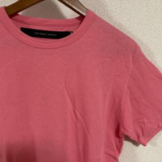 シップス(SHIPS)のshipsシップス★ヴィンテージ  カラー　ピンク　tシャツ (Tシャツ/カットソー(半袖/袖なし))