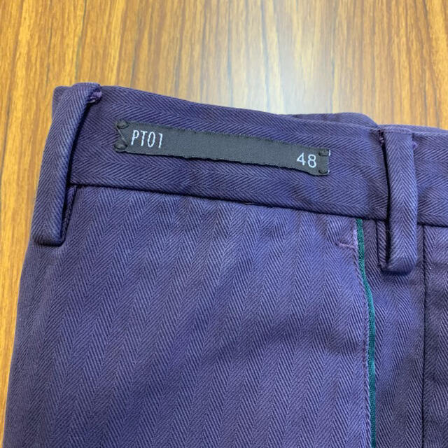 PT01(ピーティーゼロウーノ)のPT01  パープルコットンパンツ（セット割り有！） メンズのパンツ(スラックス)の商品写真
