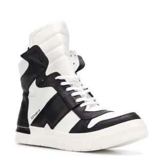 リックオウエンス(Rick Owens)のcinzia araia panneled hi-top sneaker(スニーカー)