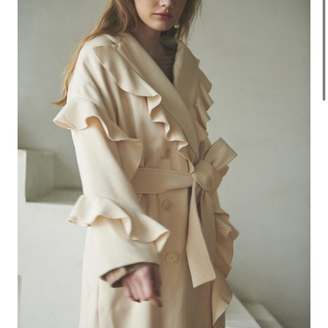 Estella.K (エステラケー) ベルテッドコート ベージュ サイズ:F 【希望