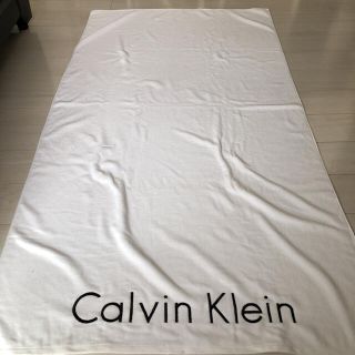 カルバンクライン(Calvin Klein)の新品、未使用、タグ付き！カルバンクライン　バスタオル　170cm✖️90cm(タオルケット)