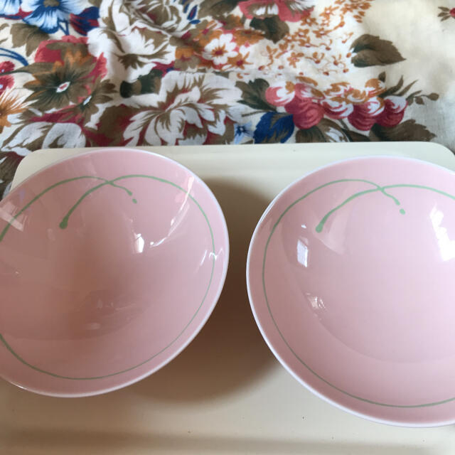 白山陶器　平茶碗　2個セット