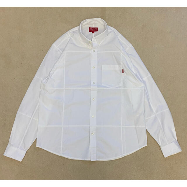 supreme パッチワークシャツ 白 Mサイズ 新品未使用