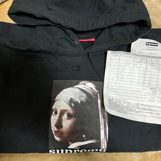 supreme Hooded Sweatshirt 真珠の耳飾りの少女 パーカー