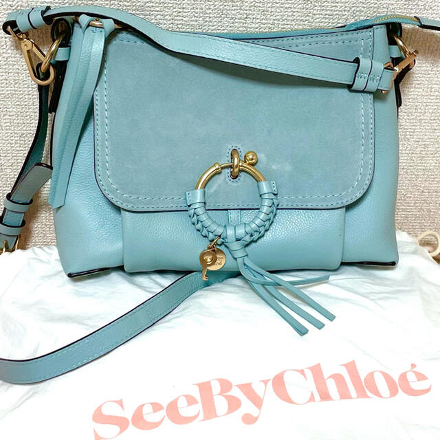 未使用‼︎SeeByChloe シーバイクロエ ジョアン スモールクロスバッグ20cm-奥行き