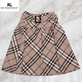 バーバリー(BURBERRY)のBurberry スカート　チェック柄　美品(ひざ丈スカート)