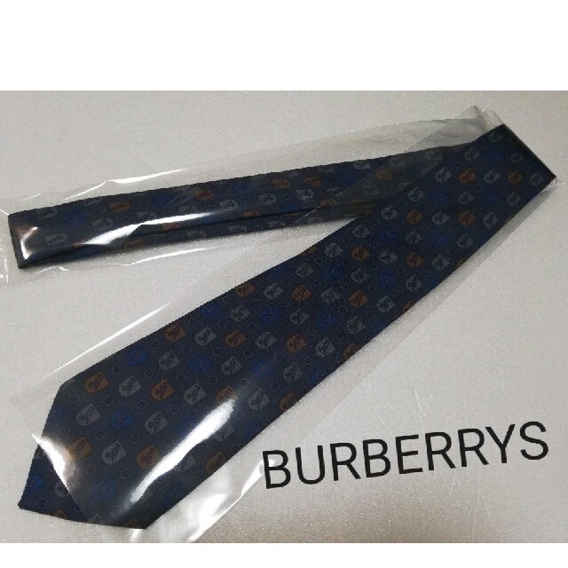 BURBERRY(バーバリー)の極美品★バーバリーBURBERRYS気品溢れる小紋柄高級シルクネクタイ★希少 メンズのファッション小物(ネクタイ)の商品写真