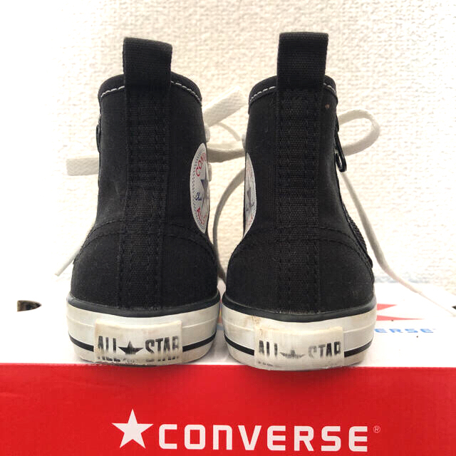 CONVERSE(コンバース)のコンバース☆キッズ ハイカット スニーカー☆黒 ブラック 16cm キッズ/ベビー/マタニティのキッズ靴/シューズ(15cm~)(スニーカー)の商品写真