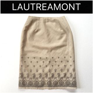 ロートレアモン(LAUTREAMONT)の❤️送料込❤️LAUTREAMONT 薄手スカート ロートレアモン(ひざ丈スカート)