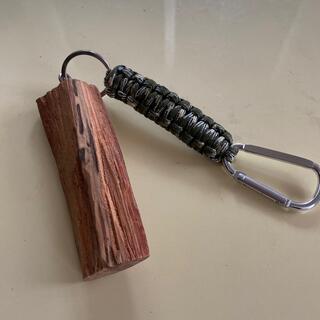 ファットウッド　キーホルダー　ハンドメイド(その他)