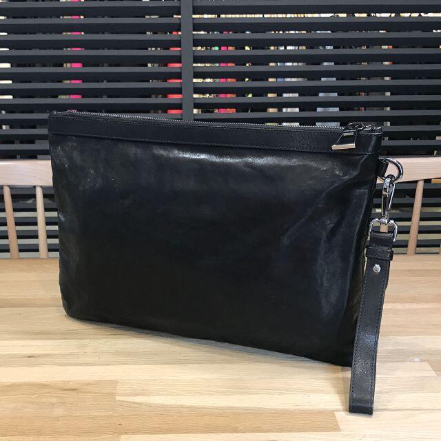 【ジミーチュウ】 クラッチバッグ セカンド スター A4収納 ブラック レザー 【ジミーチュウ】 クラッチバッグ セカンド スター A4収納 ブラック レザー その他 業界最安値