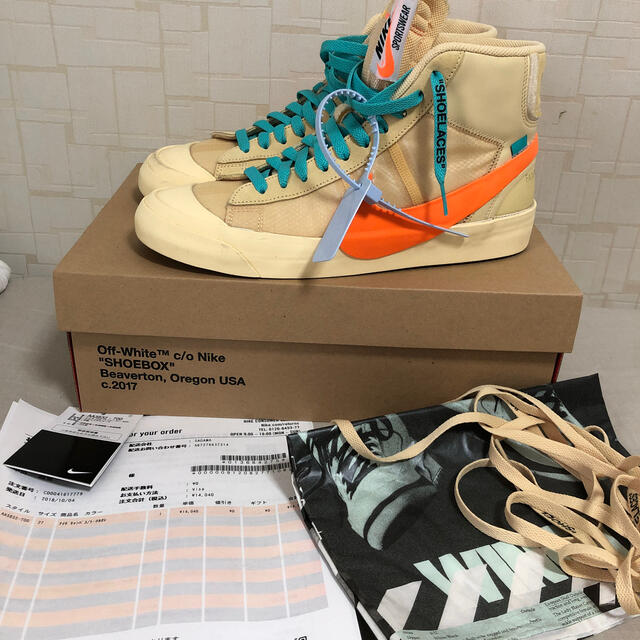 THE10 NIKE BLAZER OFF-WHITE ブレーザー 27 新品