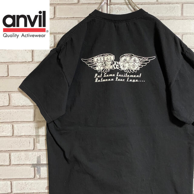 90s 古着 アンビル Tシャツ 両面プリント ビッグプリント バックプリント | フリマアプリ ラクマ