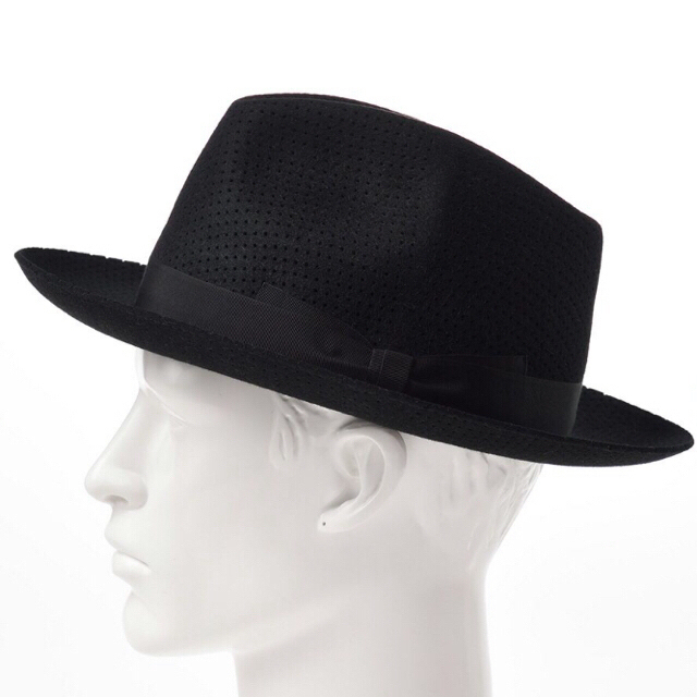 Borsalino(ボルサリーノ)のTESI テシ パンチング加工ラビットファーハット　ボルサリーノステットソン メンズの帽子(ハット)の商品写真