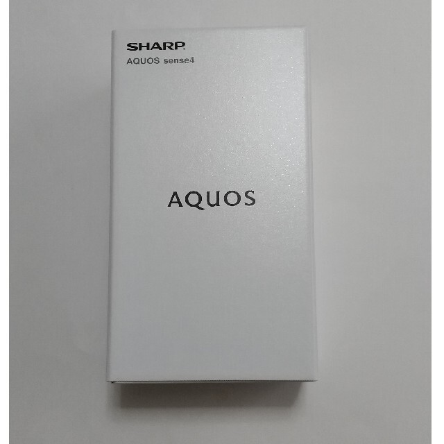 SHARP AQUOS Sense4 SHM15 シルバー SIMフリー 新品 1