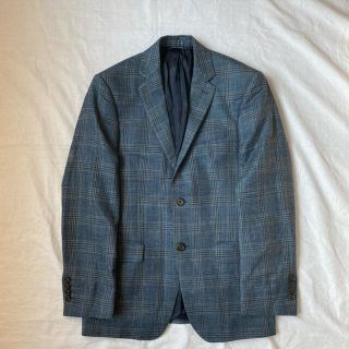 ラルフローレン(Ralph Lauren)の90s Ralph Lauren カナダ製 テーラード 古着 チェック柄 美品(テーラードジャケット)