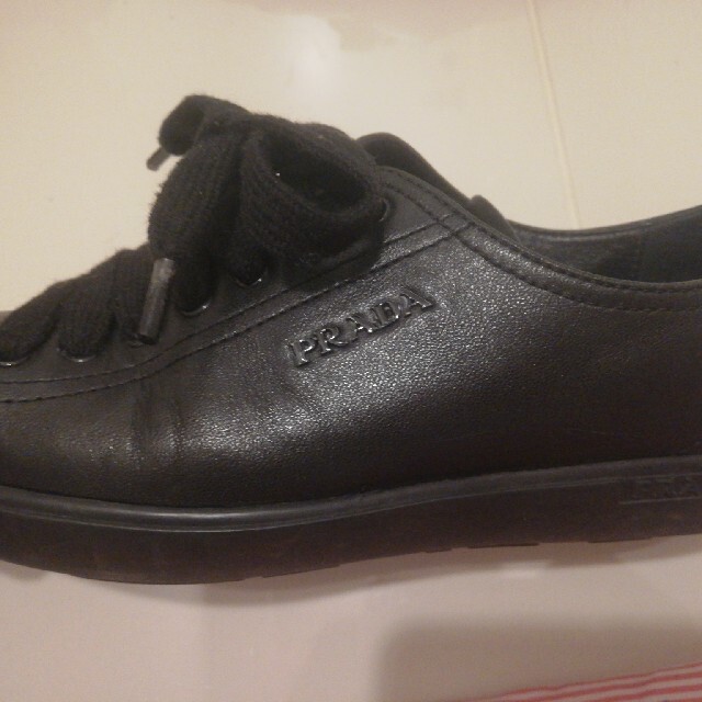 PRADA - PRADA レディース スニーカー 黒の通販 by ao's shop|プラダ