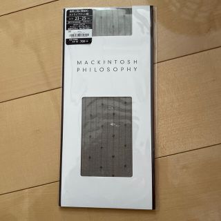 マッキントッシュフィロソフィー(MACKINTOSH PHILOSOPHY)の新品マッキントッシュ　ハイソックス　チャームグレー23-25(ソックス)