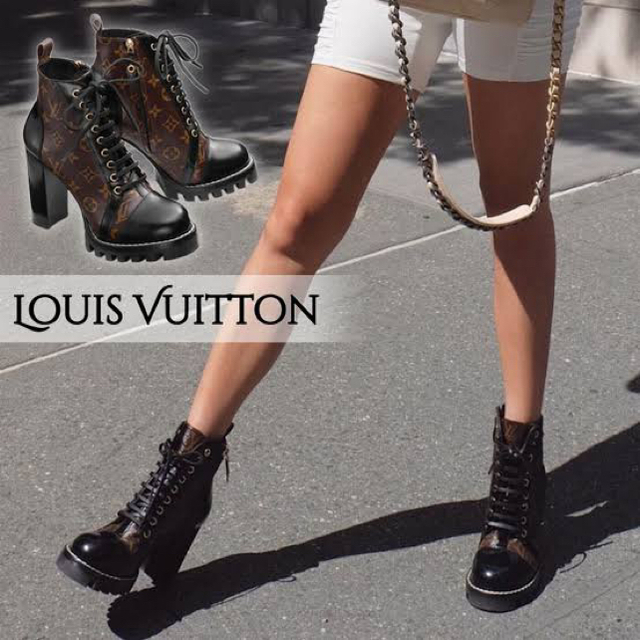 LOUIS VUITTON(ルイヴィトン)の松野様専用ルイヴィトン✨超美品☆スタートレイル・ライン ブーツ レディースの靴/シューズ(ブーツ)の商品写真