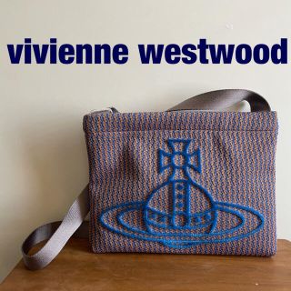 ヴィヴィアンウエストウッド(Vivienne Westwood)のVivienne Westwood クルーカットORBショルダーバッグ　オレンジ(ショルダーバッグ)