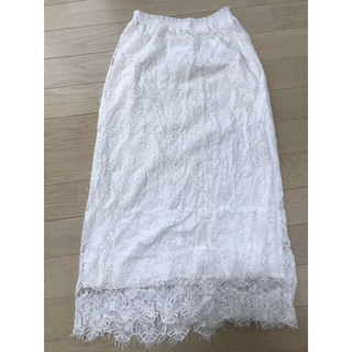 フリーズマート(FREE'S MART)の白のロングスカート(ロングスカート)